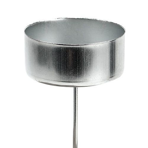 Prodotto Portacandela argento Ø4cm L7cm 4 pezzi