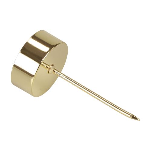 Prodotto Portacandele da collegare portacandele dorato Avvento Ø4cm 8 pz
