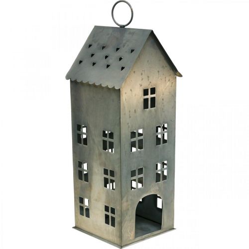 Portacandele Lichthaus Casetta portacandele in metallo 43×17×17 cm
