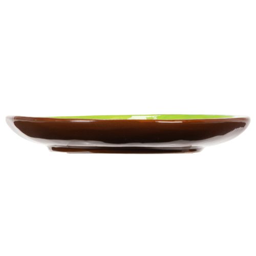 Prodotto Piatti rotondi in ceramica con motivo kiwi, adatti per tavolo da pranzo o cucina, 16 cm, 2 pezzi