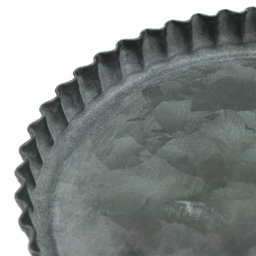 Floristik24 Set stampo da forno per piatto decorativo zinco Ø7,8–11,5cm H1,3cm