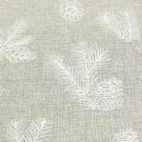 Tovaglia con motivo in abete grigio 20 cm 5 m