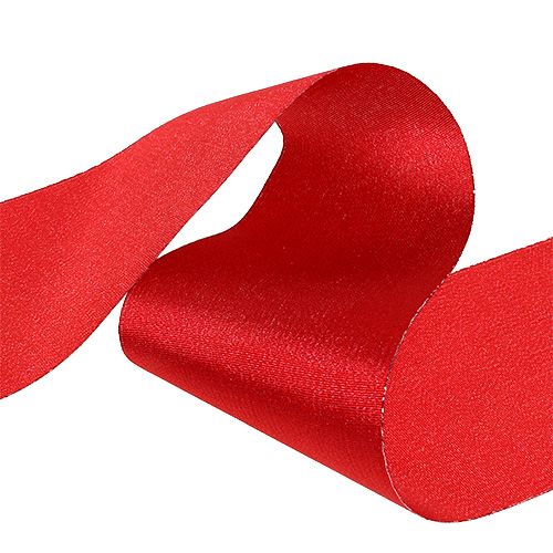 Floristik24 Nastro da tavolo rosso 10cm 15m