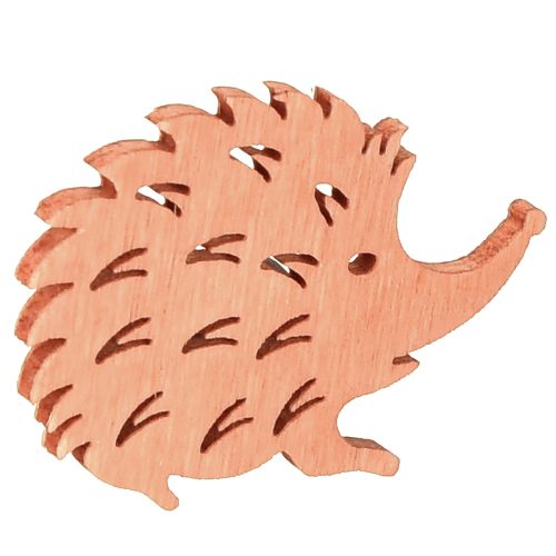 Prodotto Decorazione da tavola decorazione sparsa autunnale riccio in legno L4cm A3cm 72 pz