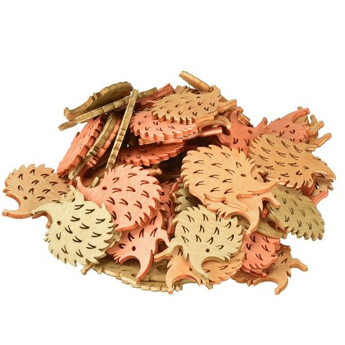 Prodotto Decorazione da tavola decorazione sparsa autunnale riccio in legno L4cm A3cm 72 pz