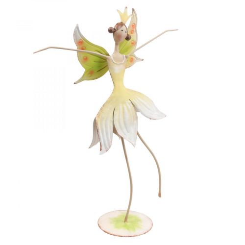 Prodotto Decorazione da tavola fiore primaverile elfo fata decorazione in metallo 25x10x37,5 cm