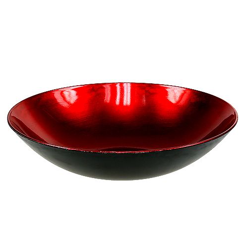 Floristik24 Ciotola decorativa da tavola rossa Ø28cm plastica