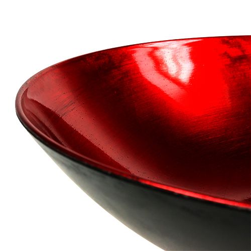 Floristik24 Ciotola decorativa da tavola rossa Ø28cm plastica