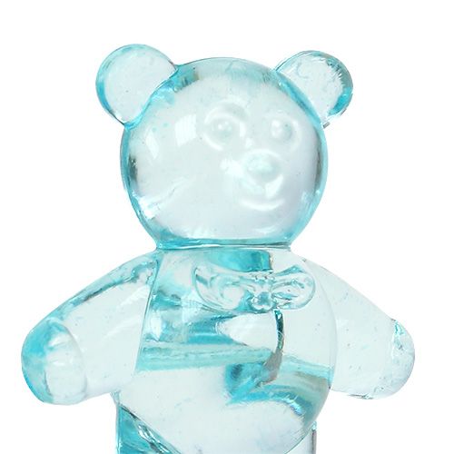 Prodotto Decorazione da tavola per la nascita dell&#39;orso blu 3.5cm 60p 60