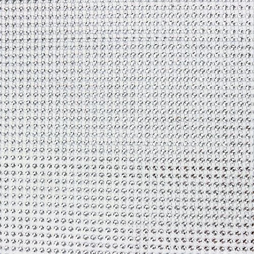 Floristik24 Runner da tavolo con paillettes argento chiaro L25cm L228cm