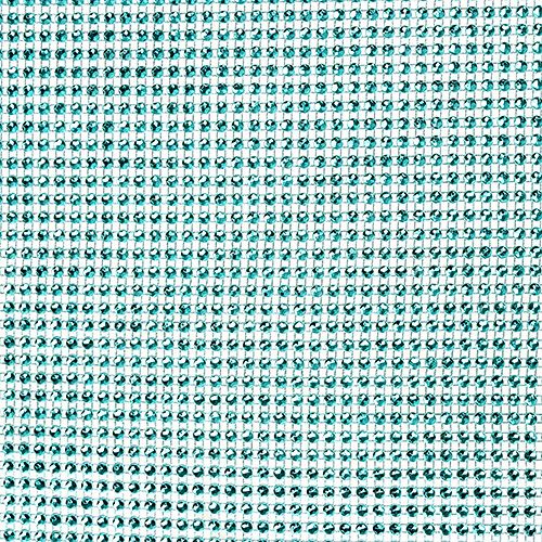 Prodotto Runner da tavolo con paillettes turchese B25cm L228cm