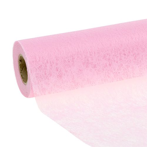 Prodotto Runner da tavola in pile rosa 23cm 25m