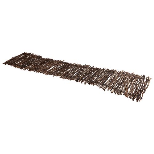 Prodotto Runner da tavolo in legno decorativo decoro rami marrone naturale 89×20,5 cm