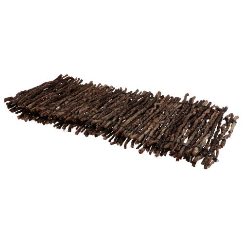 Floristik24 Runner da tavolo in legno decorativo decoro rami marrone naturale 89×20,5 cm