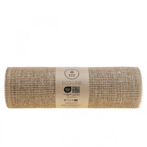 Prodotto Runner da tavolo juta nastro di juta nastro da tavolo natura L30cm L5m