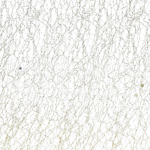 Floristik24 Runner da tavolo runner Champagne Glitter L35cm L200cm
