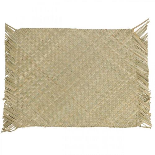 Prodotto Tovaglietta rettangolare alga marina decorazione tavola giacinto d&#39;acqua natura 33×48cm