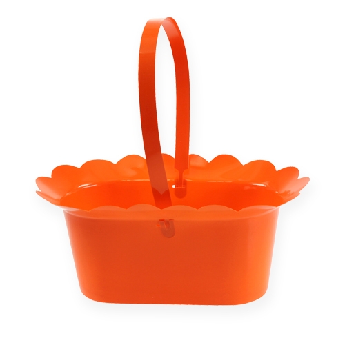 Floristik24 Fioriera in vaso con manico ovale 23cm 10pz