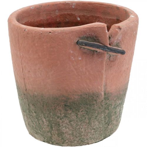 Floristik24 Fioriera in cemento fioriera vaso in terracotta Ø18cm H17cm