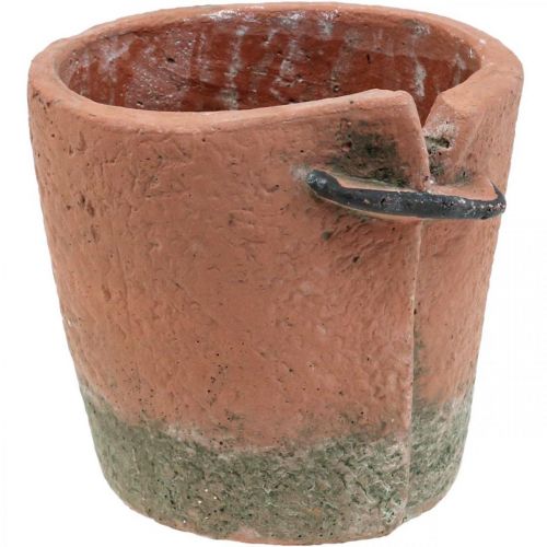 Floristik24 Fioriera in cemento fioriera vaso in terracotta Ø13cm H13cm