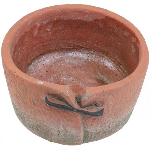 Prodotto Vaso da fiori in cemento cachepot vaso in terracotta Ø18,5cm H10,5cm