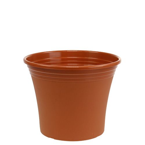 Prodotto Vaso “Irys” in plastica terracotta Ø19cm H16cm, 1pz