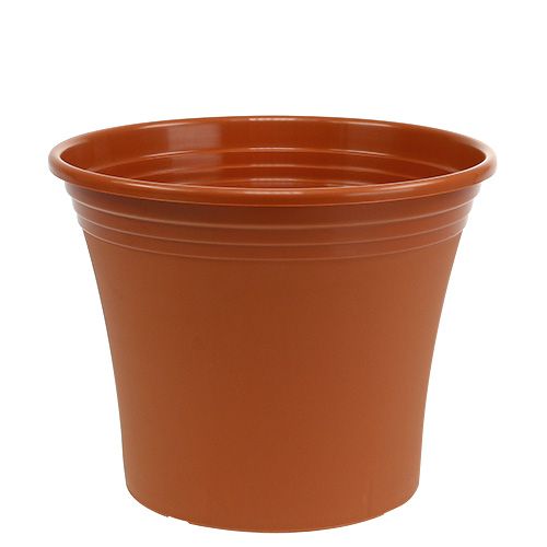 Floristik24 Vaso “Irys” in plastica terracotta Ø29cm H24cm, 1pz