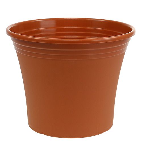Floristik24 Vaso “Irys” plastica terracotta Ø38cm H31cm 1 pz