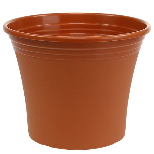 Floristik24 Vaso “Irys” plastica terracotta Ø43cm H35cm 1 pz