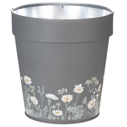 Vaso da fiori con motivo floreale per la decorazione moderna della casa e del balcone estivo, 13 cm, 4 pezzi