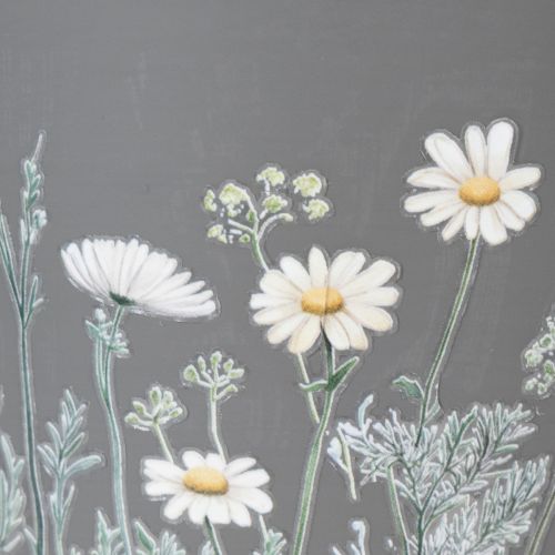 Prodotto Vaso da fiori con motivo floreale per la decorazione moderna della casa e del balcone estivo, 13 cm, 4 pezzi