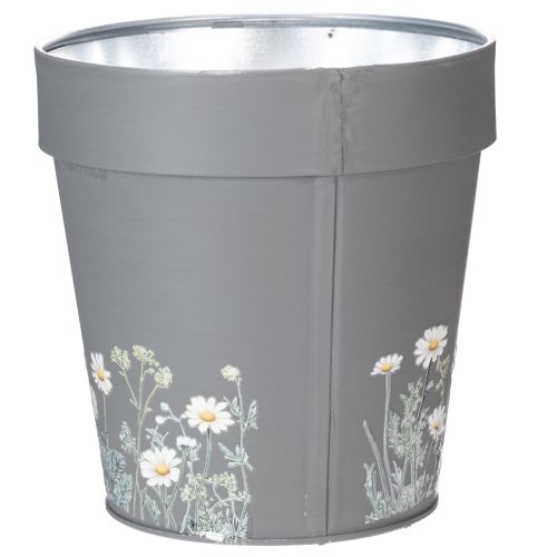 Prodotto Vaso da fiori con motivo floreale per la decorazione moderna della casa e del balcone estivo, 13 cm, 4 pezzi