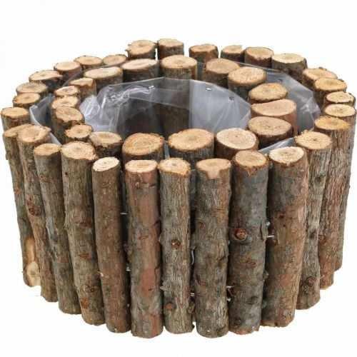 Floristik24 Ciotola per piante rotonde rami di betulla naturale Ø14/20cm set di 2