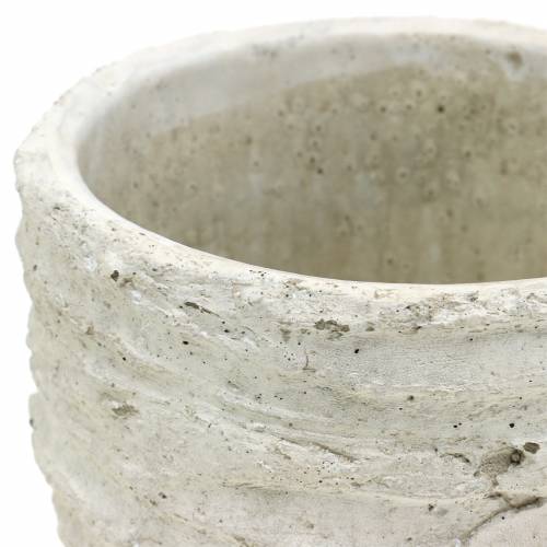 Floristik24 Portavaso bianco antico Ø14,5cm H13cm