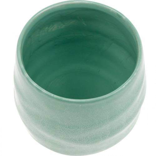 Floristik24 Vaso in ceramica, vaso per piante, vaso in ceramica ondulata Ø16cm 2pz