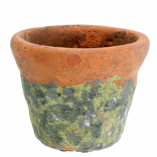 Floristik24 Vaso per piante vintage in argilla naturale Ø14.5cm H12cm 2 pezzi