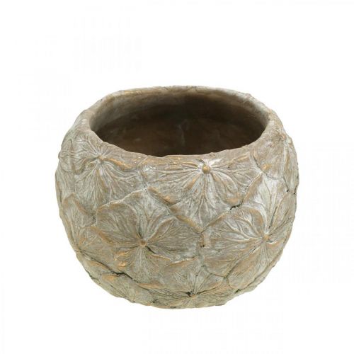 Esschert Design Vaso In Cemento Stile Piastrelle Portoghesi - Per Fiori E Piante, Decorativo Per Interni Ed Esterni