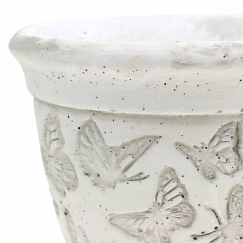 Floristik24 Coppa vaso fioriera con farfalle Ø11cm H10cm 6 pezzi