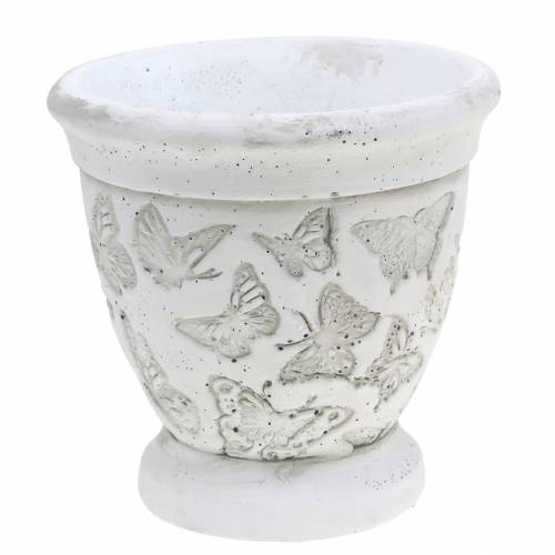Floristik24 Coppa vaso fioriera con farfalle Ø11cm H10cm 6 pezzi