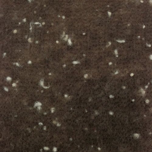 Floristik24 Nastro adesivo in feltro marrone con pois 15cm x 5m