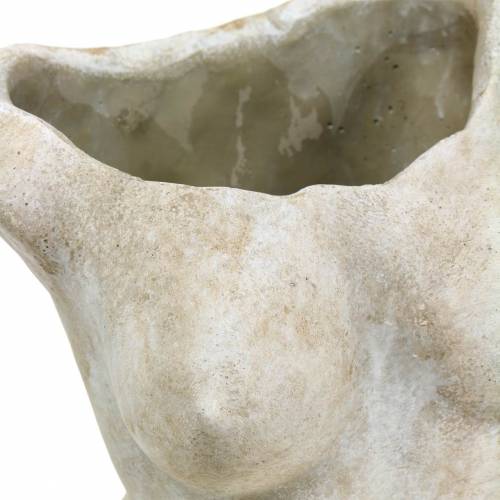 Floristik24 Torso portavasi femmina grigio 19 × 13,5 cm H27 cm