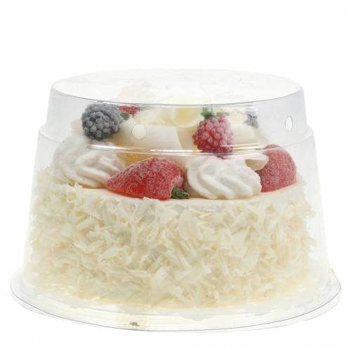 Floristik24 Torta alla crema artificiale con frutti di bosco Ø15cm H11.5cm
