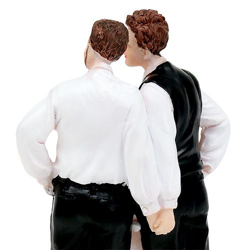 Prodotto Figurina per torta Coppia con torta 16,5 cm