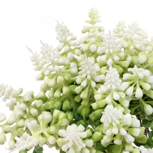 Floristik24 Giacinto d'uva giacinto artificiale bianco 28 cm 12 pezzi in mazzo