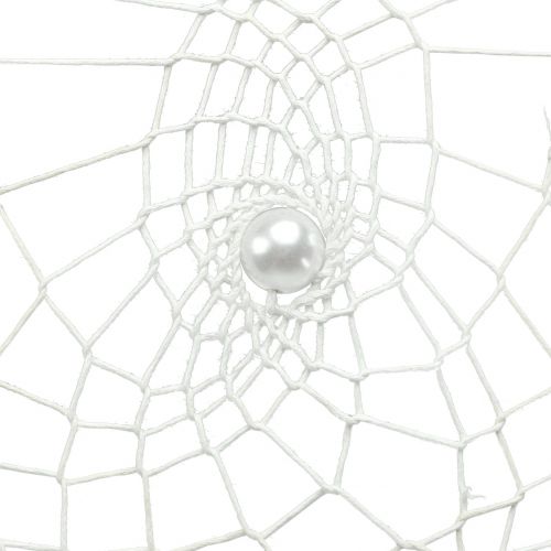 Floristik24 Dream catcher cuore bianco 55cm 2 pezzi