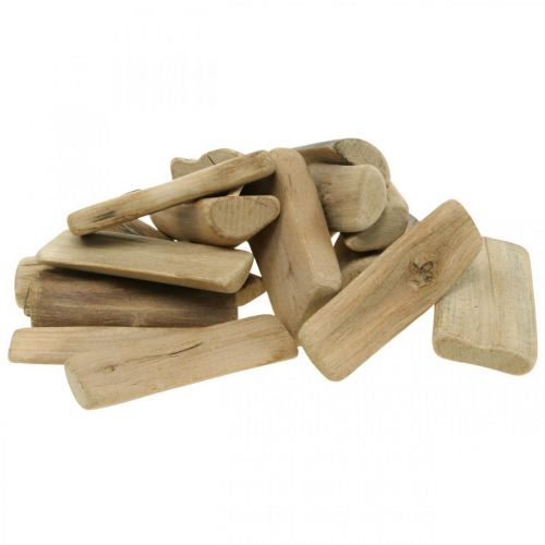 Floristik24 Driftwood natura, legno decorativo marittimo L8cm 250g