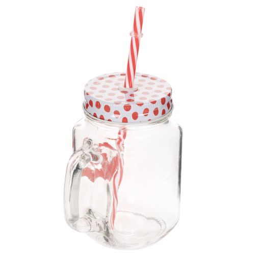 Bicchiere con coperchio e manico Ø7cm H13.5cm | Floristik24.it