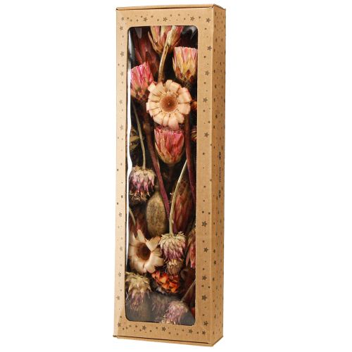 Prodotto Fiori secchi mix papavero carciofo protea rosa 38 cm 580 g