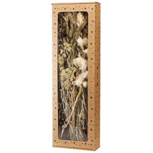 Prodotto Fiori secchi oro bianco con fiori a cappello Phalaris 30 cm 200 g