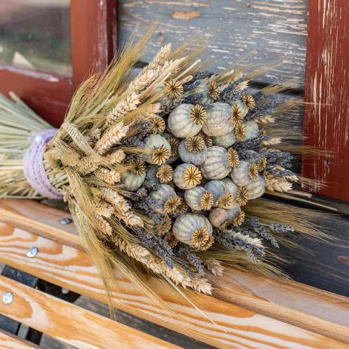 Prodotto Capsule di semi di papavero essiccati Mazzo di fiori secchi naturali papavero decorativo 90g